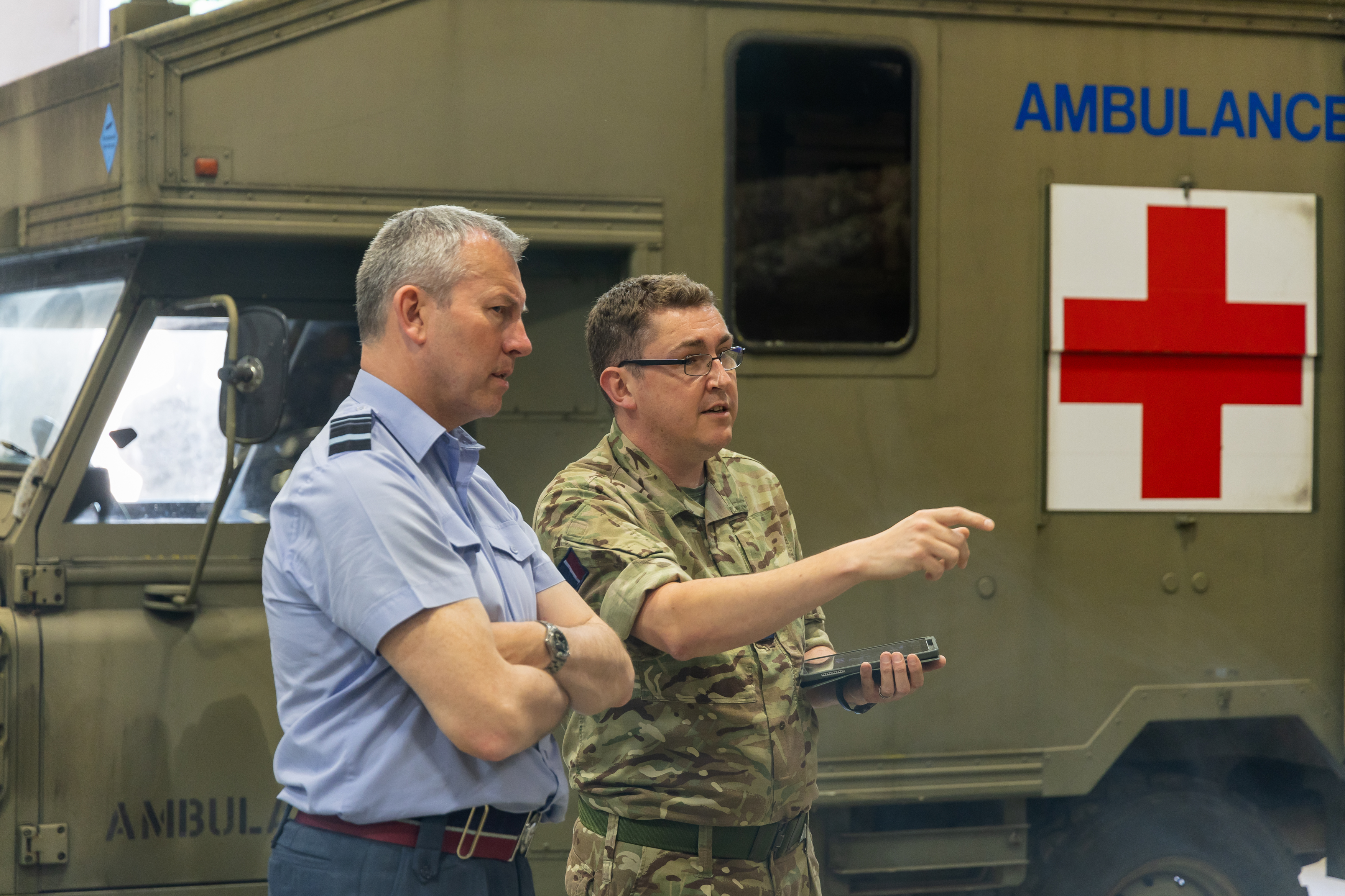 Photo: RAF Brize Norton based Tactical Medical Wing, shown demonstrating their live saving capabilities to visitors during a series of demonstration days.